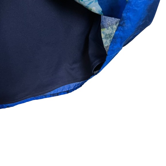 Rabbit Rabbit Rabbit‎ Designs Blue Floral Stripe Sleeveless Dress Pintuck Pleats - Picture 7 of 10